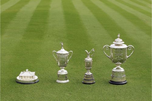 Golf's Major Trophies